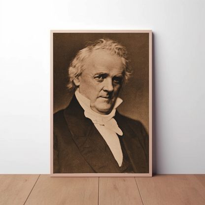 James Buchanan 15th President Sepia Photo