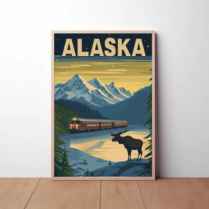 Alaskan Scenic Railroad Poster