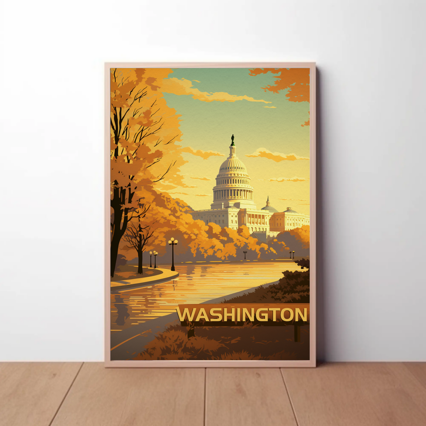 Washington Vintage Poster