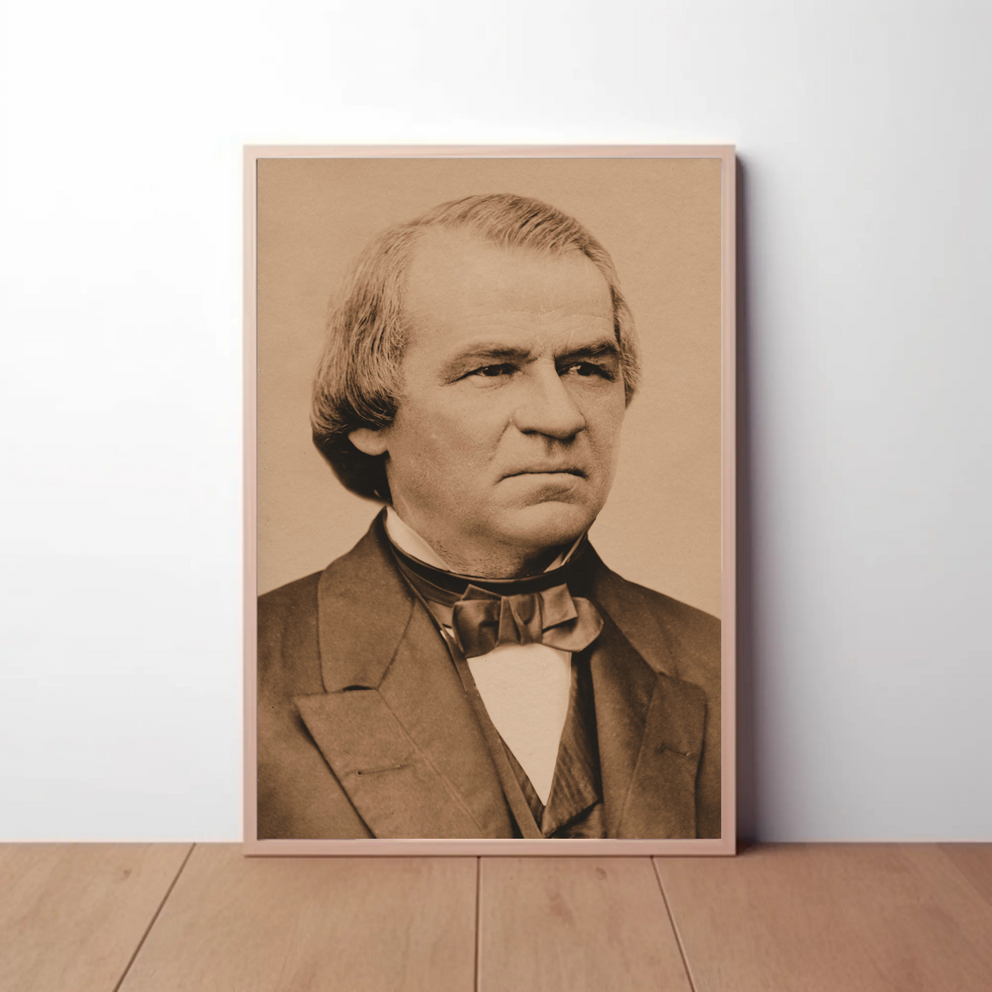 Andrew Johnson 17th President Sepia Photo