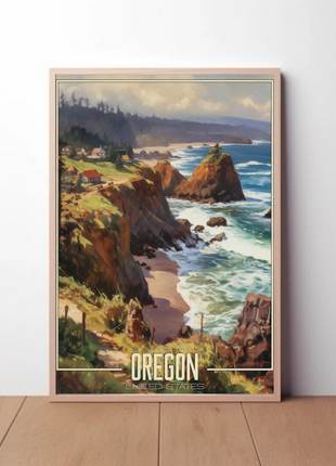 Vintage Poster - Oregon United States