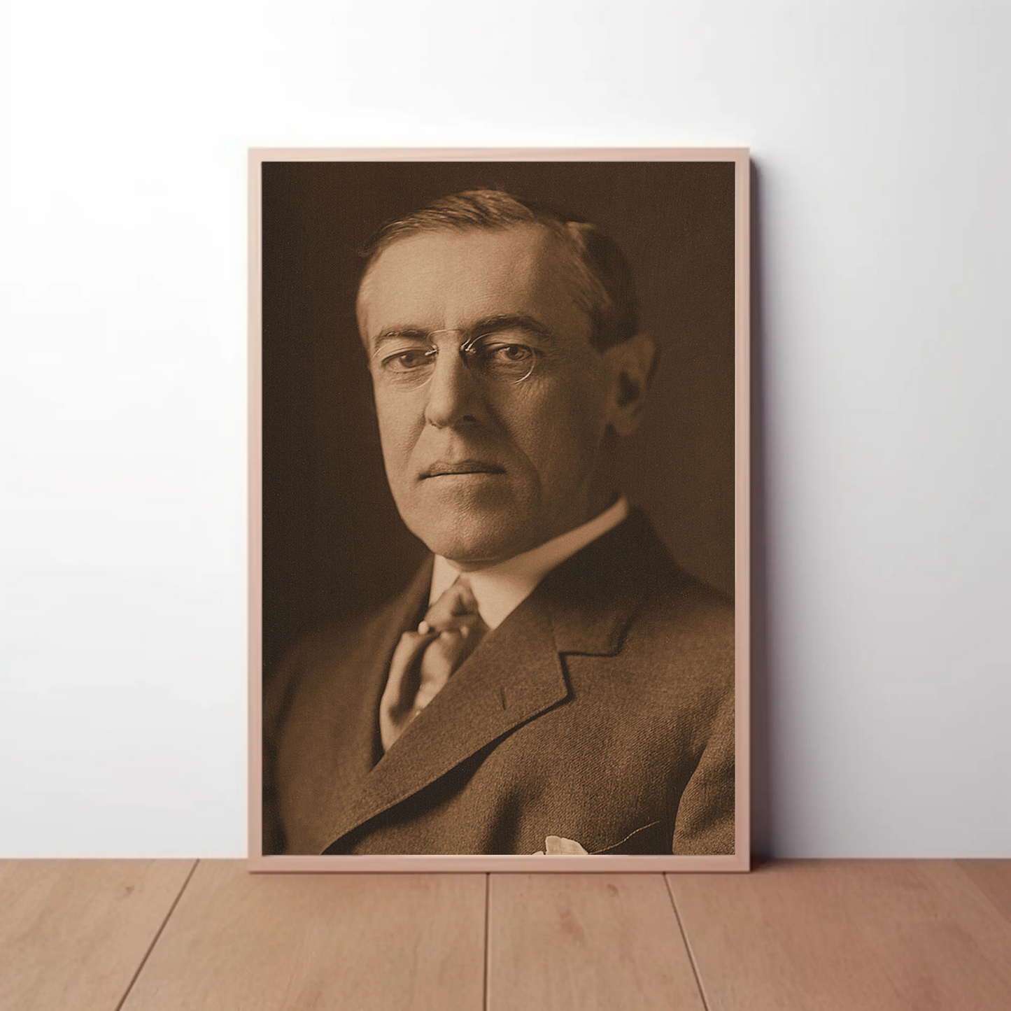 Woodrow Wilson 28th President Sepia Photo