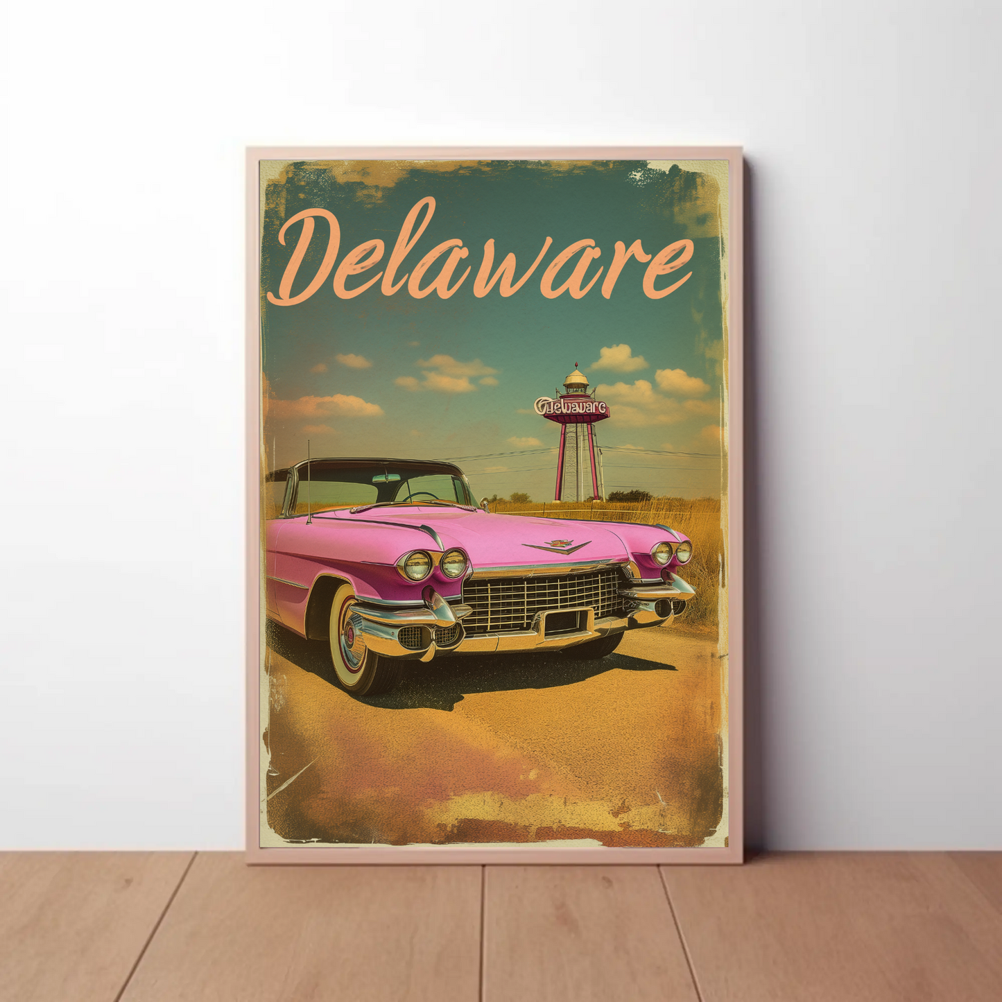 Delaware Vintage Poster