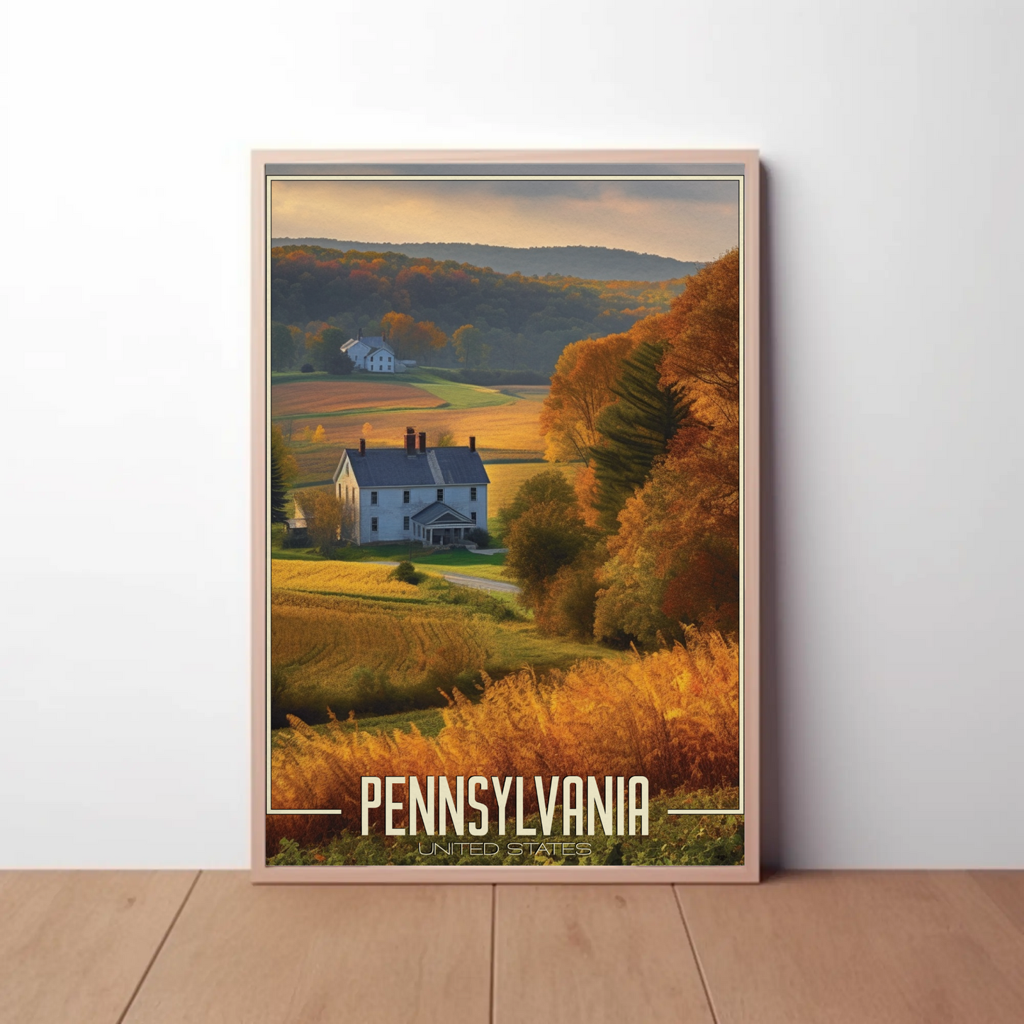 Vintage Poster - Pennsylvania United States