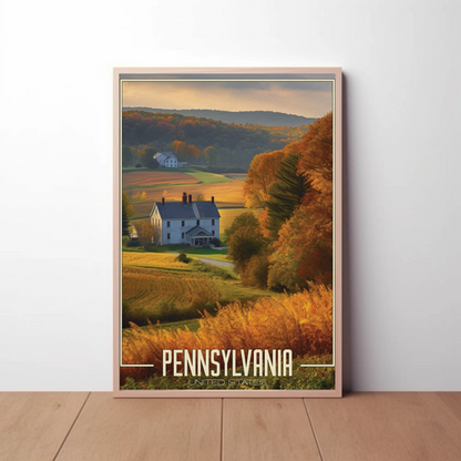 Vintage Poster - Pennsylvania United States