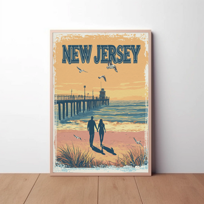 New Jersey Vintage Poster
