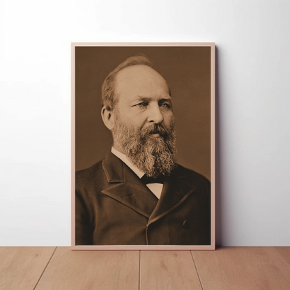 James Garfield 20th President Sepia Photo