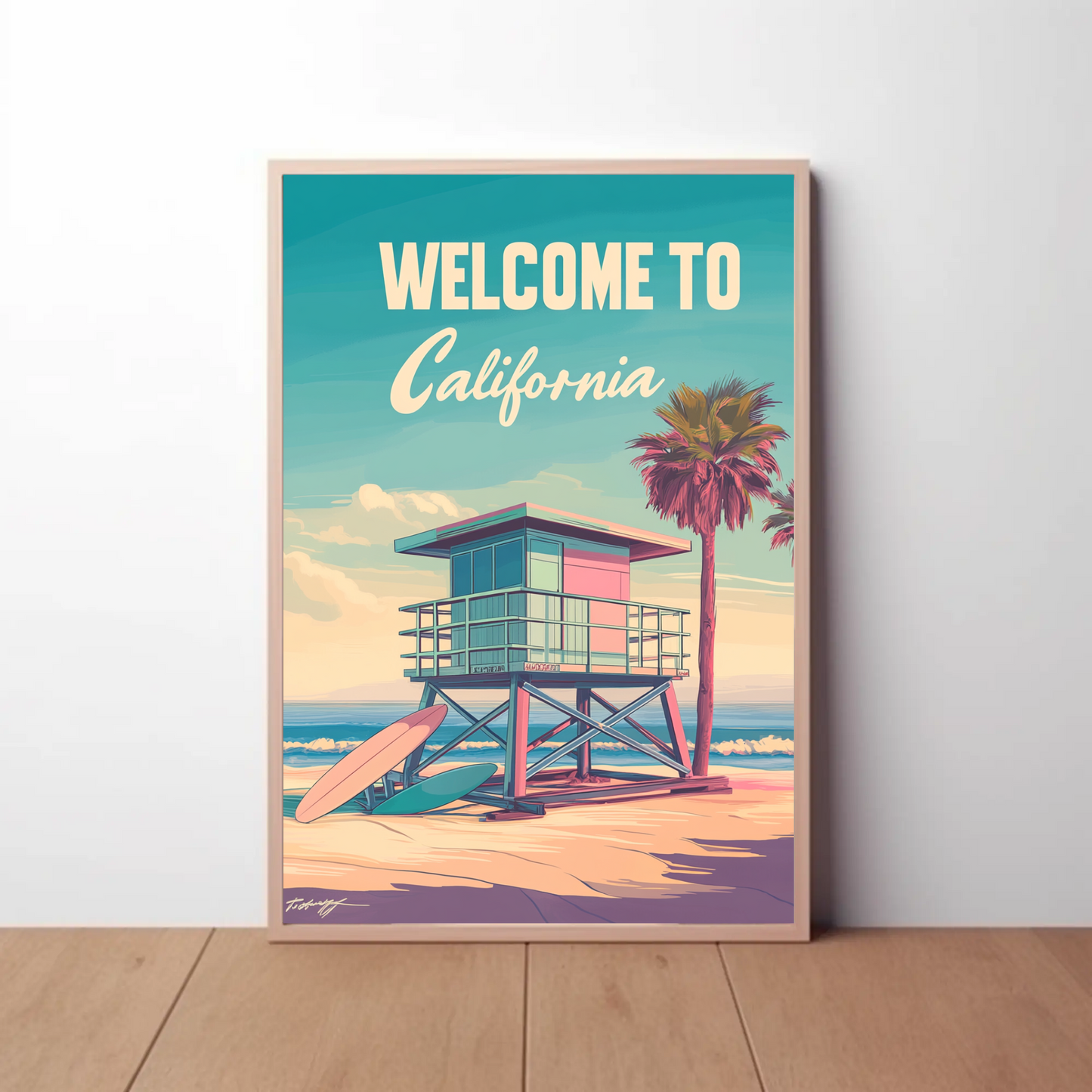 Welcome to California Poster