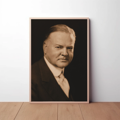 Herbert Hoover 31st President Sepia Photo