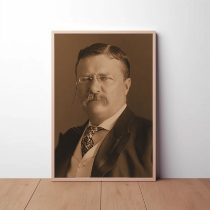Theodore Roosevelt 26th President Sepia Photo