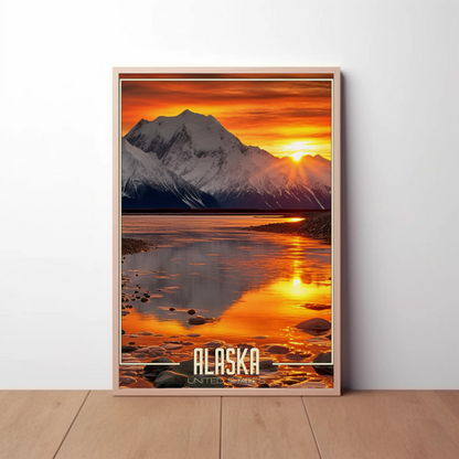 Alaska Vintage Poster