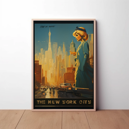 New York City Vintage Poster