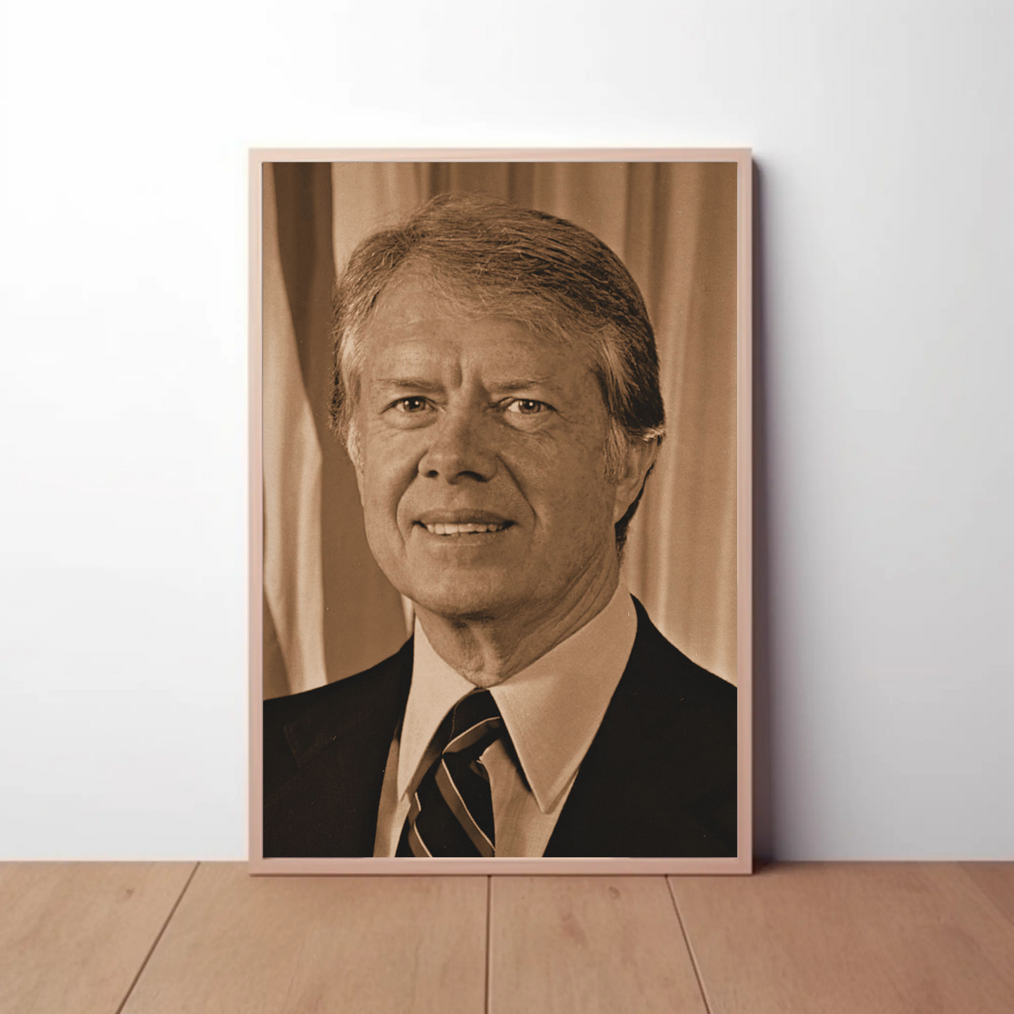 Jimmy Carter 39th President Sepia Photo