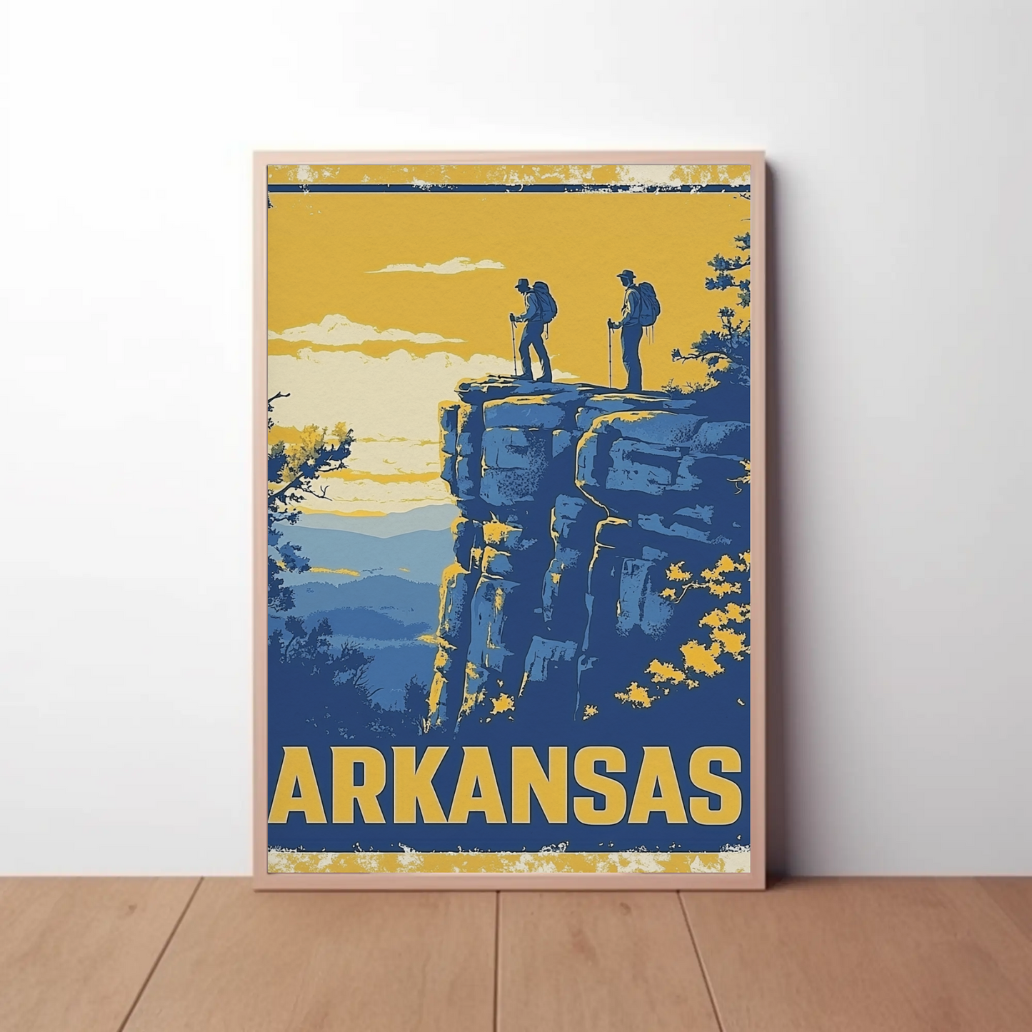 Arkansas Vintage Poster