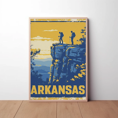 Arkansas Vintage Poster