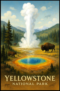 Yellowstone National Park Poster
