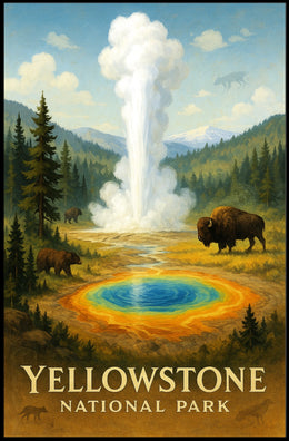 Yellowstone National Park Poster