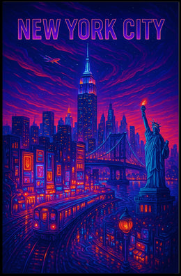 New York City Skyline Poster
