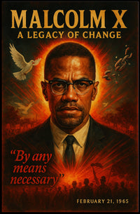 Malcolm X A Legacy of Change Poster