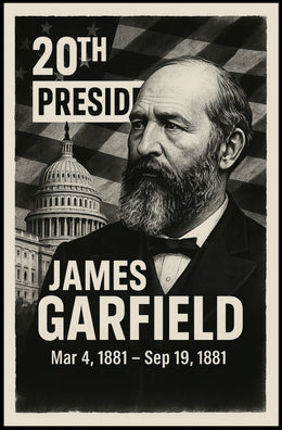 James Garfield 20th President Poster