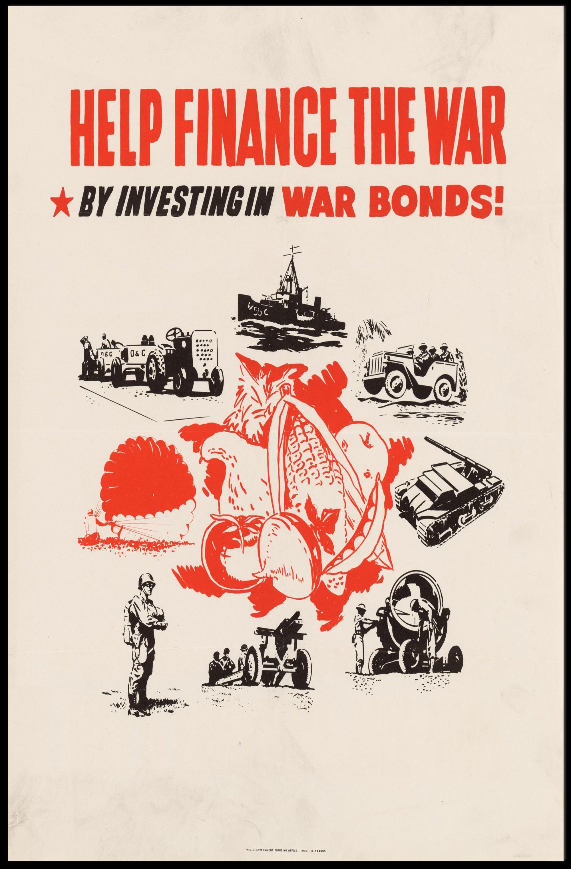 Support the War Effort Poster PosterGoat
