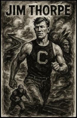 Jim Thorpe Athletic Legend Poster