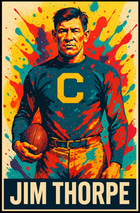 Jim Thorpe Athletic Legend Poster