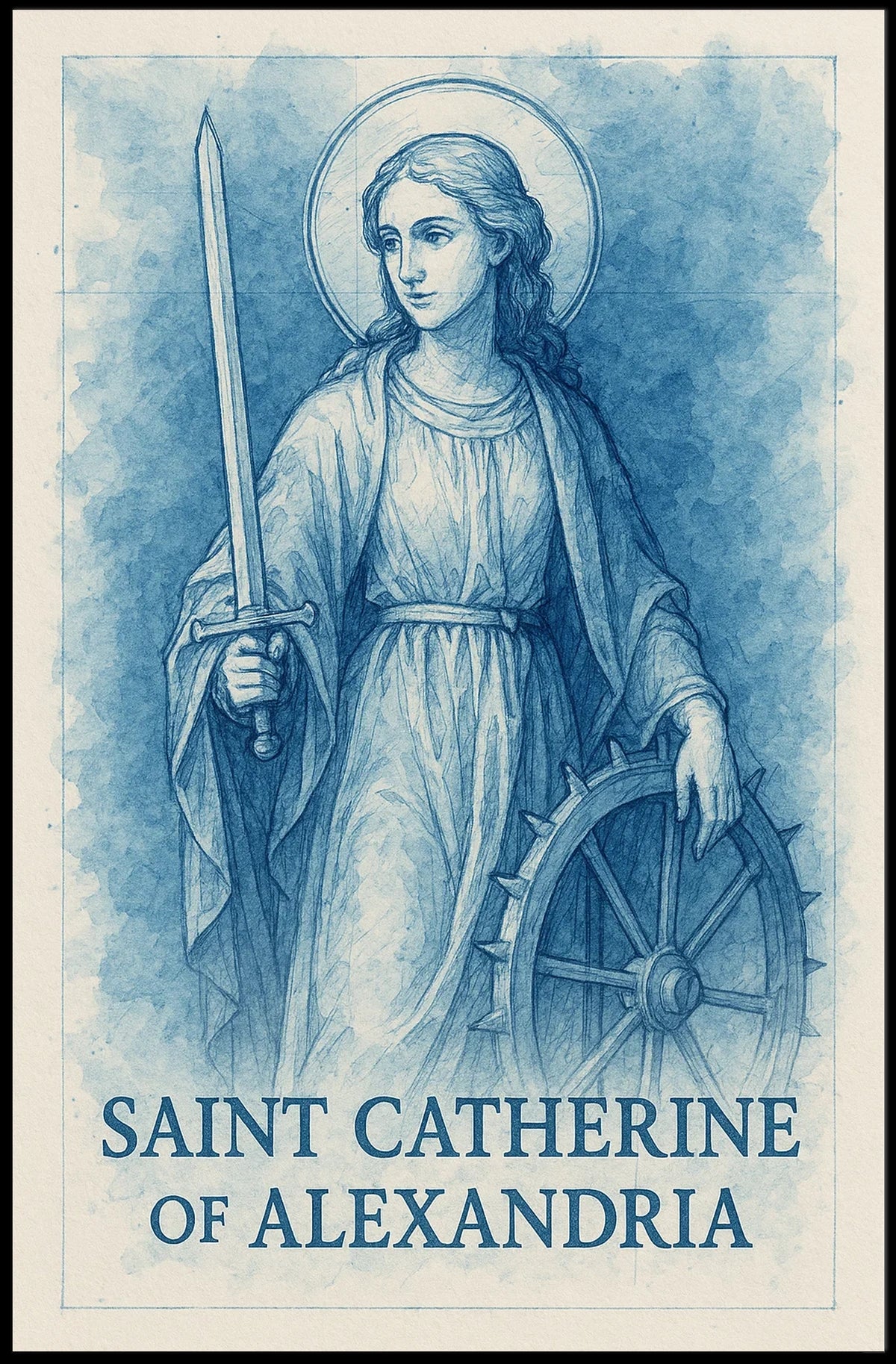 Saint Catherine of Alexandria Poster