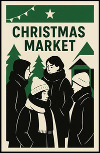 Christmas Market Celebration Poster