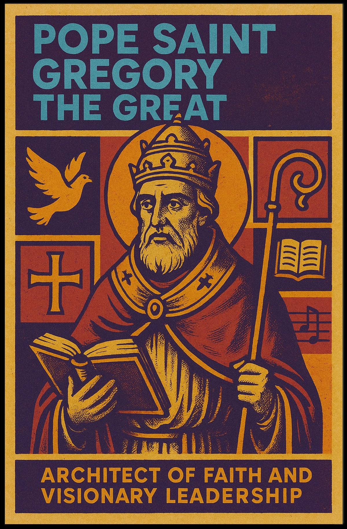Pope Saint Gregory The Great Poster
