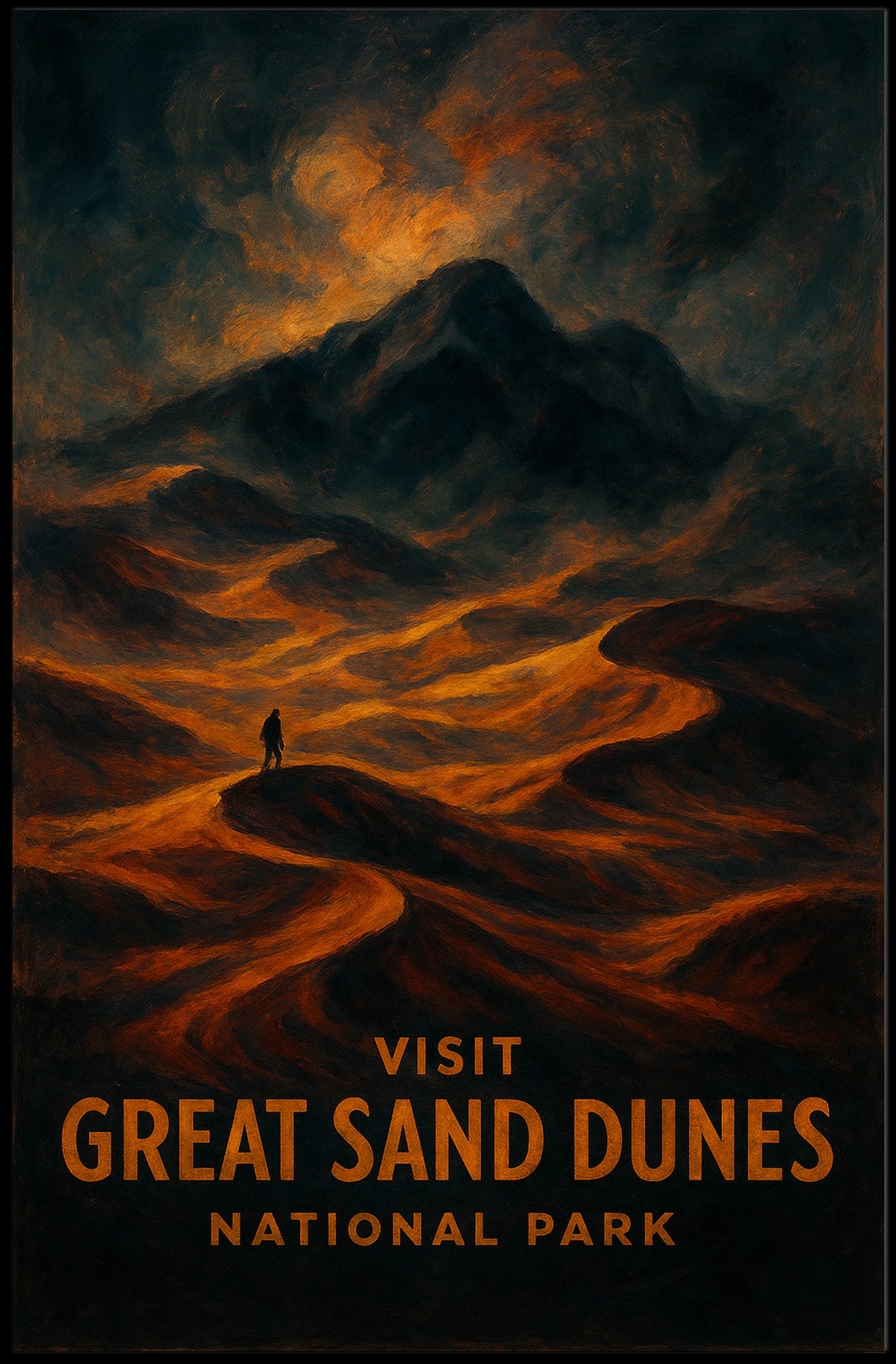 Visit Great Sand Dunes National Park Poster