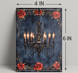 Chandelier Elegance Poster