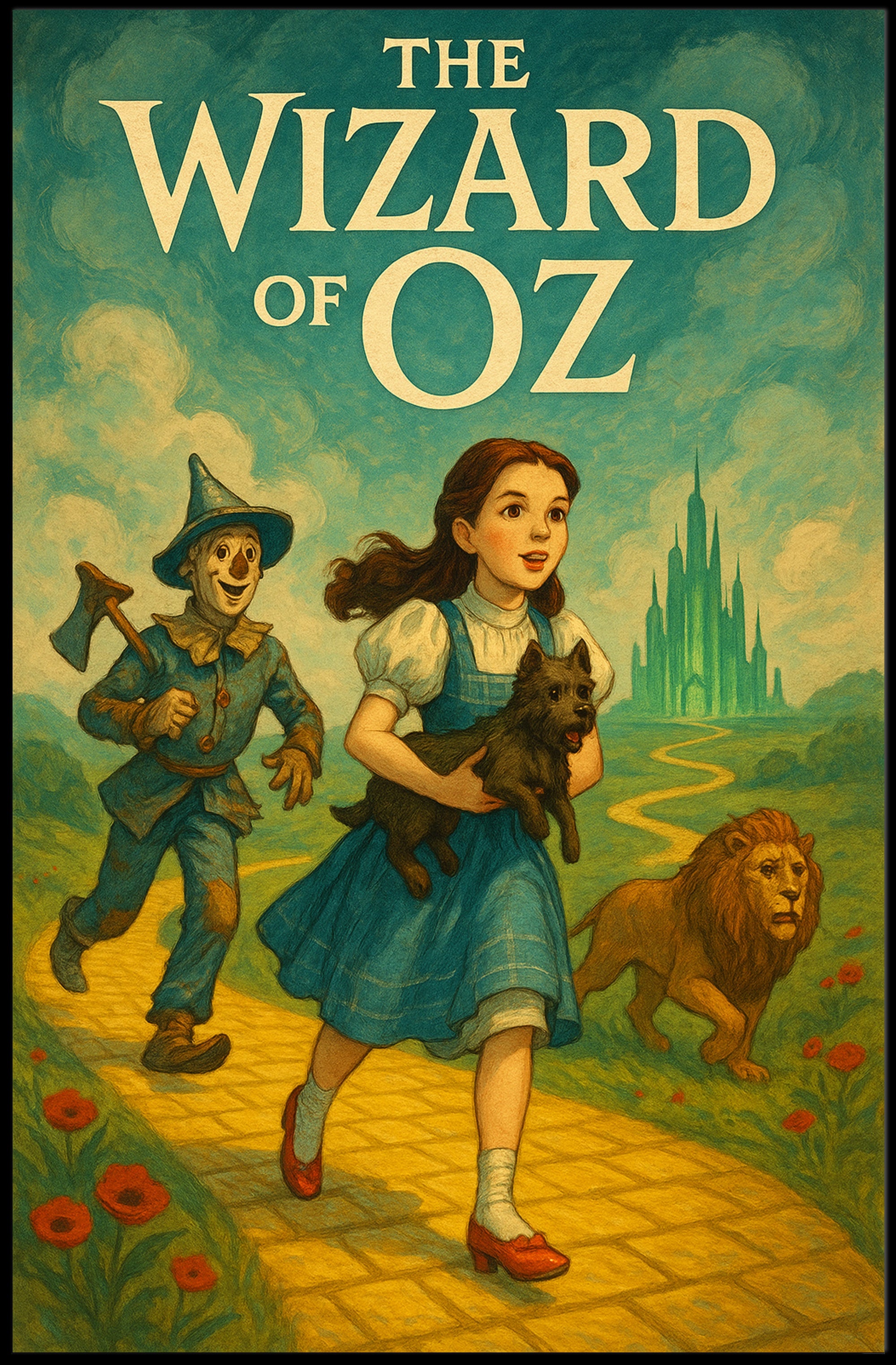 The Wizard of Oz Classic Fantasy Journey Poster PosterGoat