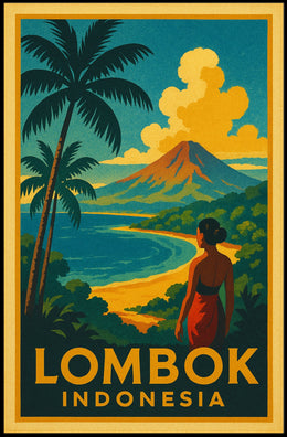 Lombok, Indonesia Poster