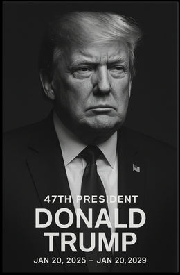 Donald Trump 47th President Poster