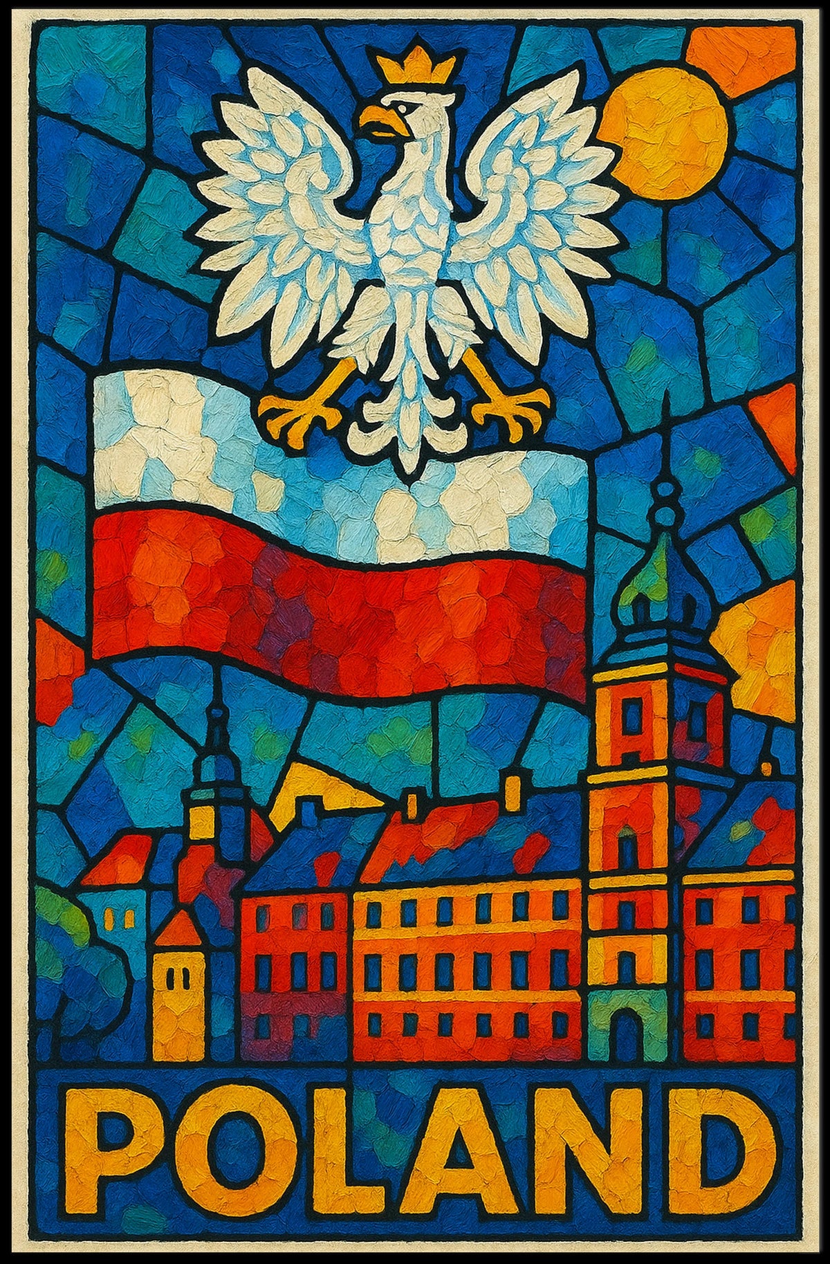 Vibrant Poland Poster