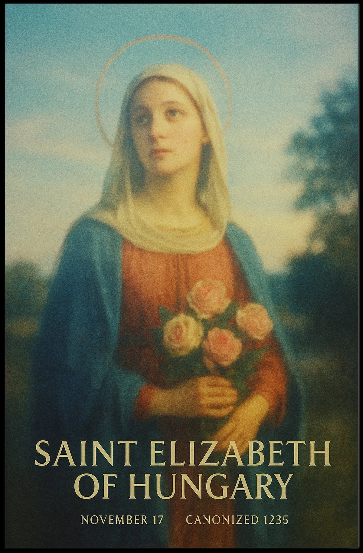 Saint Elizabeth Of Hungary Poster