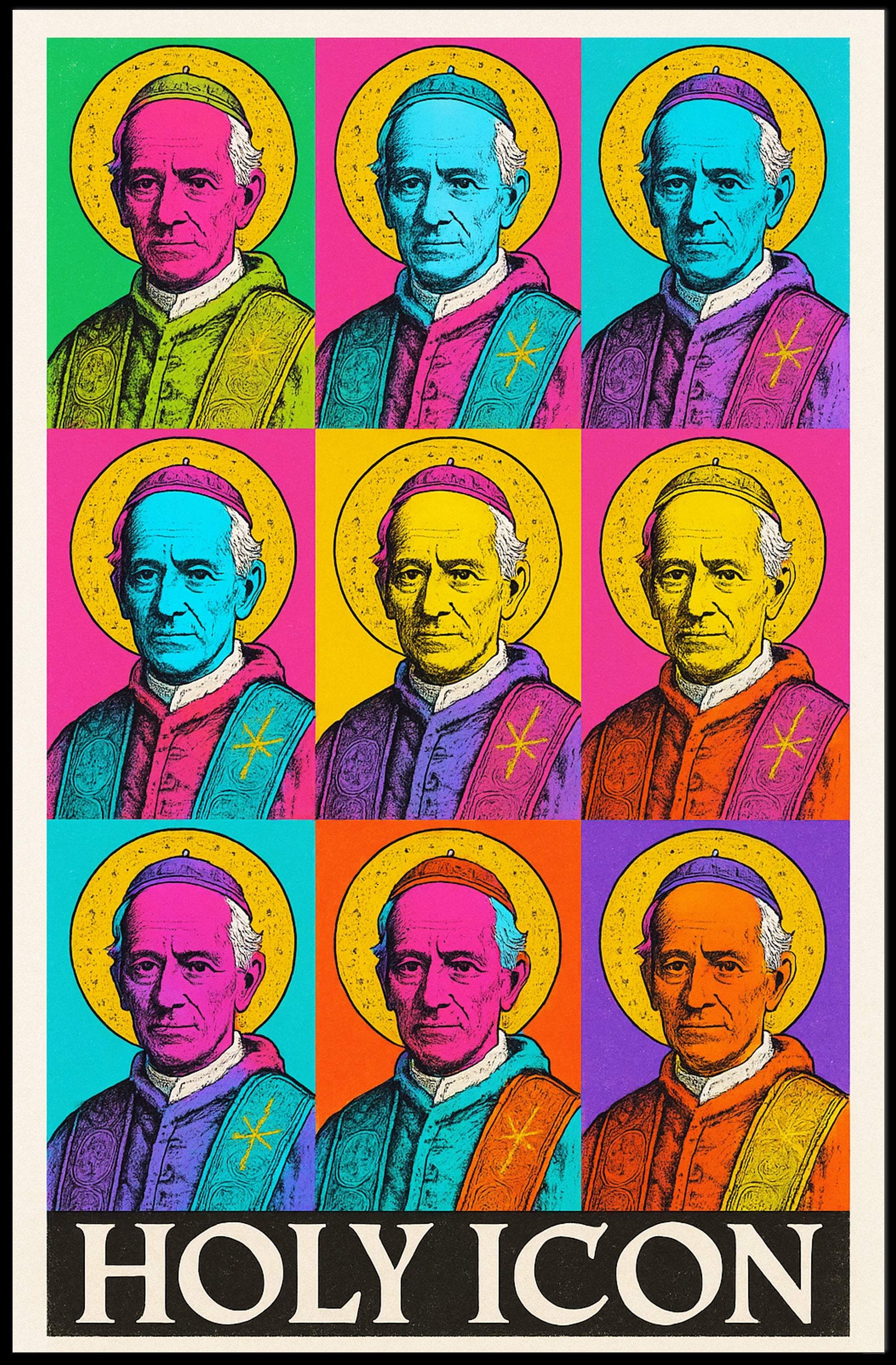 Holy Icon - Pop Art Style Poster PosterGoat