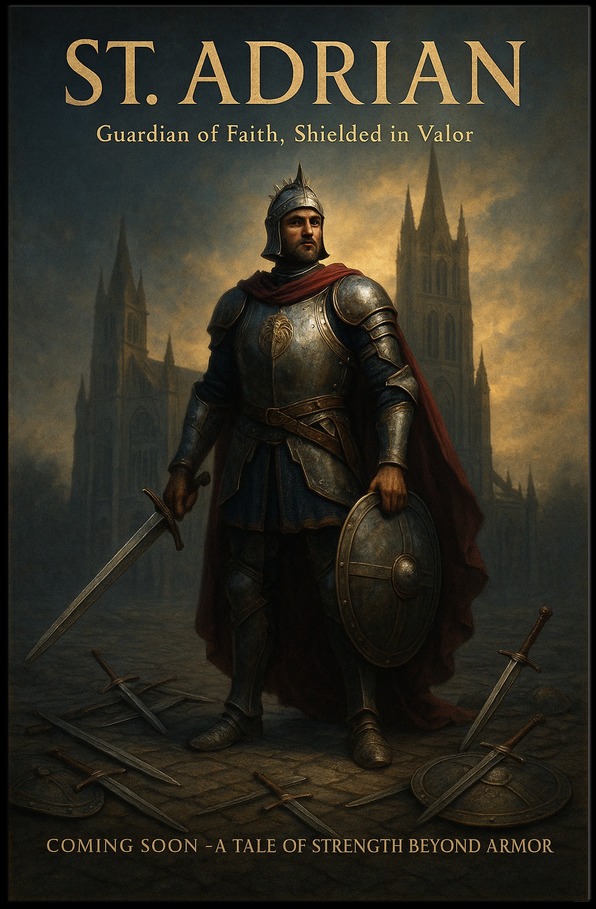 St. Adrian Guardian of Faith Poster PosterGoat