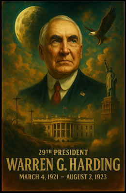 Warren G. Harding 29Th President Poster