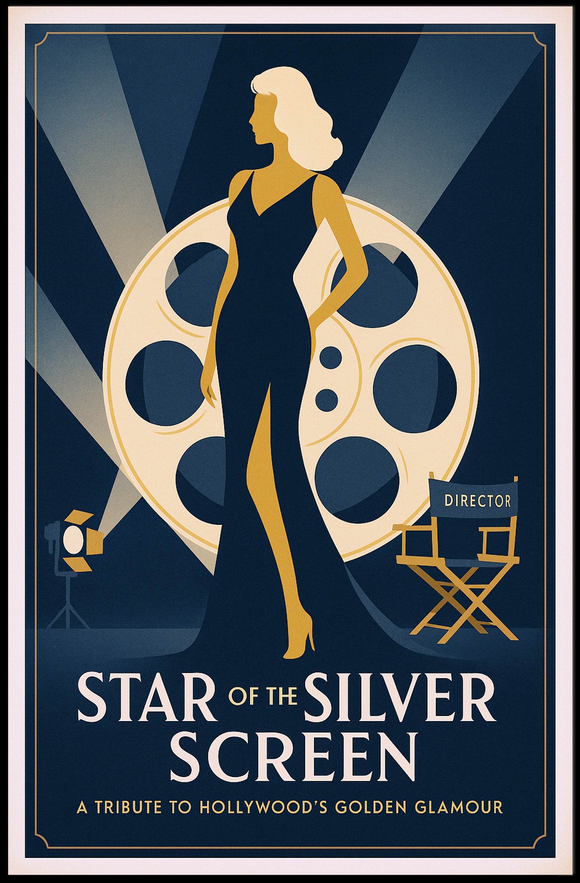 Star of the Silver Screen Poster PosterGoat