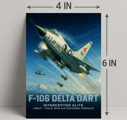 F-106 Delta Dart Interceptor Elite Poster PosterGoat