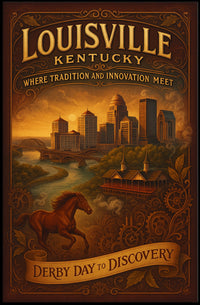 Louisville, Kentucky Where Tradition and Innovation Meet Poster