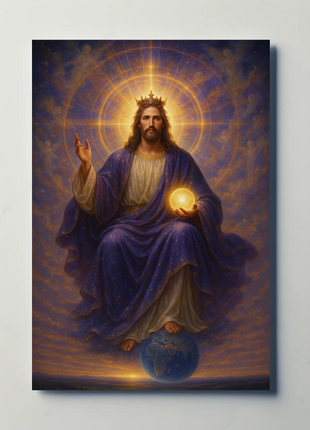 Divine Majesty Sacred Art Iconography Poster