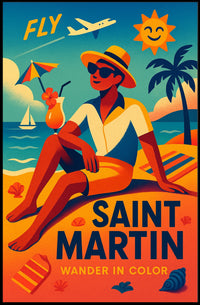 Saint Martin Wander in Color Poster