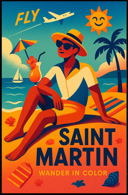 Saint Martin Wander in Color Poster