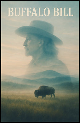 Buffalo Bill American Frontier Animal Poster