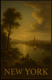 New York A Serene Landscape Poster