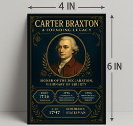 Carter Braxton A Founding Legacy Poster PosterGoat