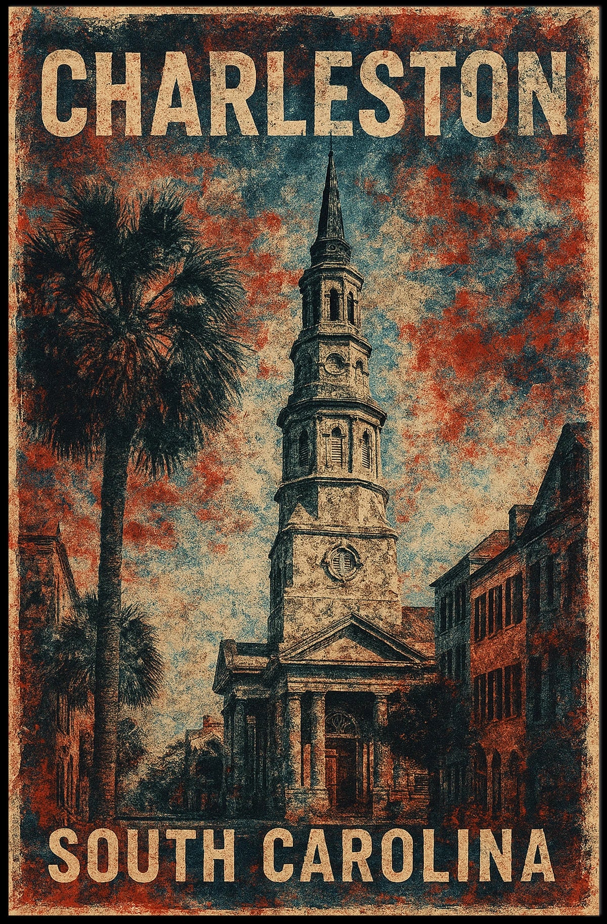 Charleston, South Carolina Poster